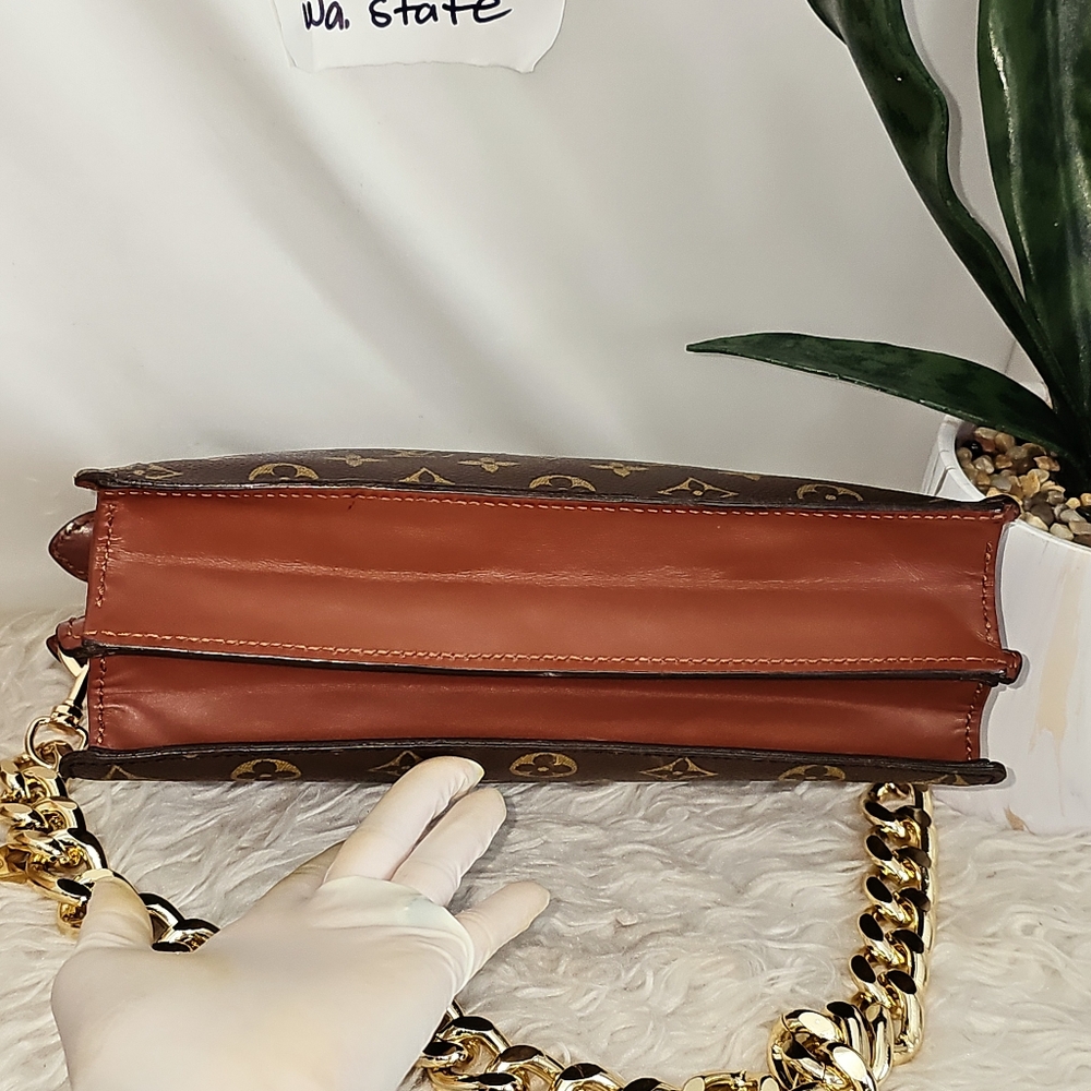 Louis Vuitton Brown Monogram Crossbody Bag - Picture 12 of 16